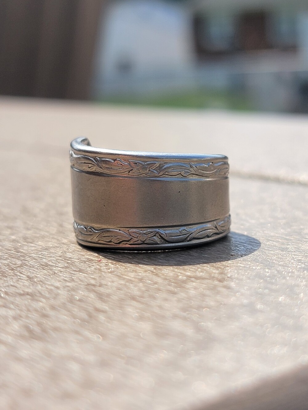 Mens Spoon Ring